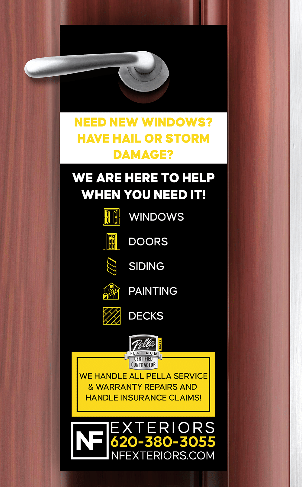 NF Exteriors collateral design